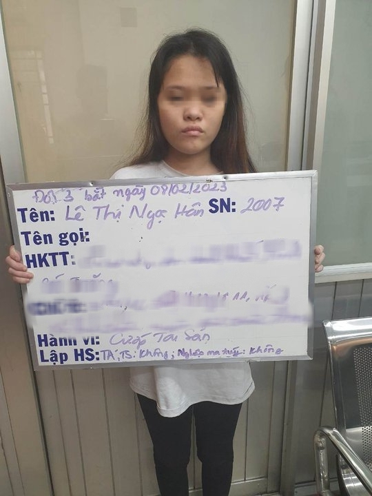 C&ocirc;ng an TP HCM bắt giữ thiếu nữ d&agrave;n cảnh cướp với thủ đoạn kh&oacute; ngờ - Ảnh 2.