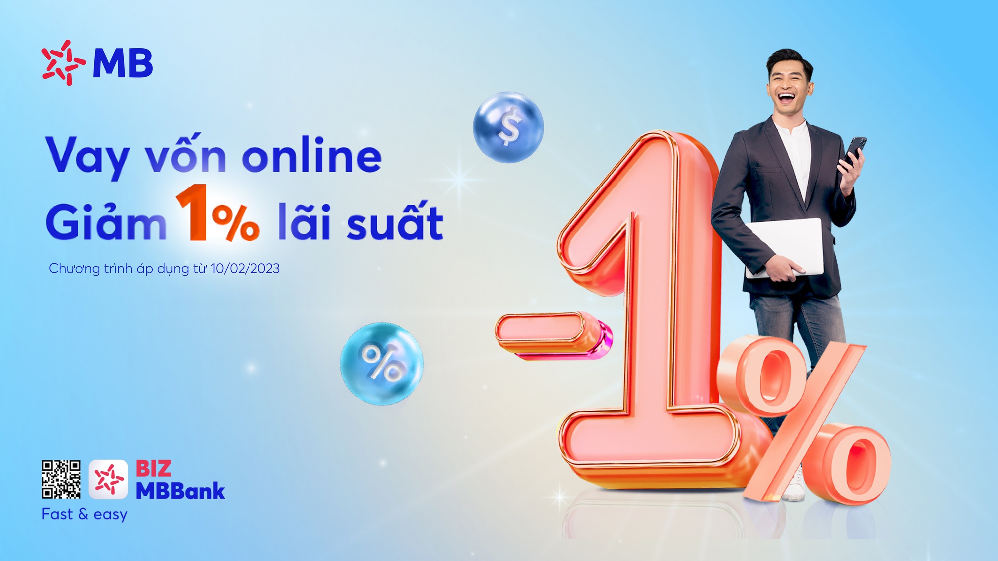 MB tiên phong giảm lãi suất vay tới 1%/năm để hỗ trợ khách hàng doanh nghiệp