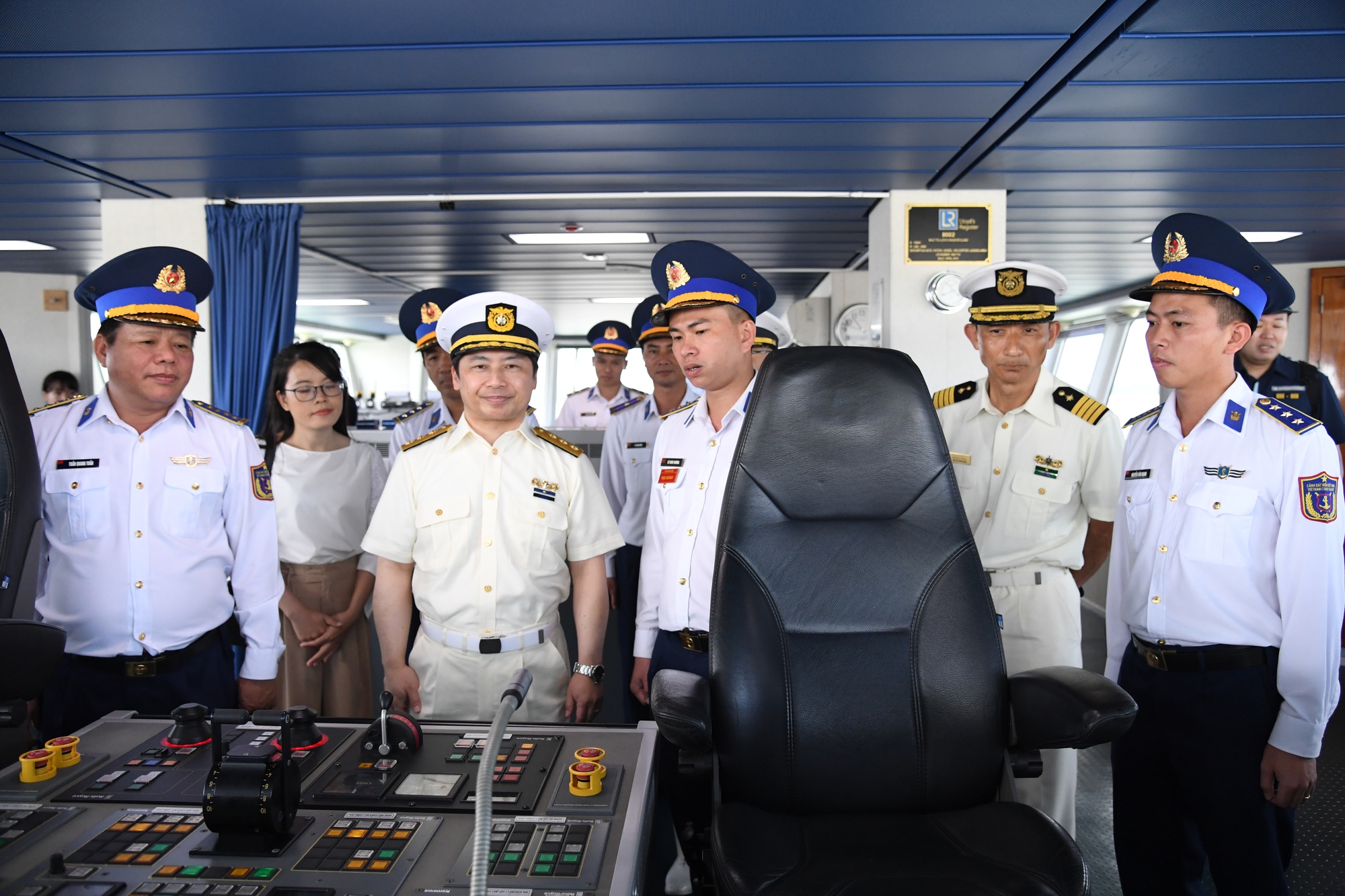 Lực lượng Bảo vệ bờ biển Nhật Bản giao lưu tại Bộ Tư lệnh Vùng Cảnh sát biển 2 - Ảnh 5.