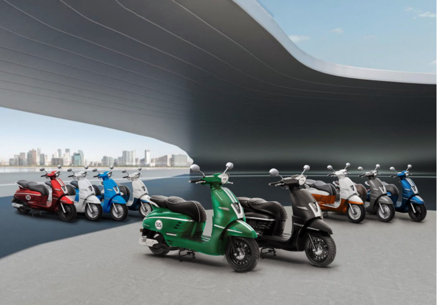 Thaco Auto bổ sung 2 màu mới cho dòng xe máy Peugeot Django: xanh Racing Green và đen nhám Mad/Ink Black
