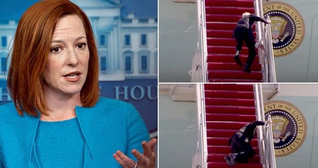 Tổng thống Mỹ Biden vấp ngã khi lên chuyên cơ - Ảnh 4.