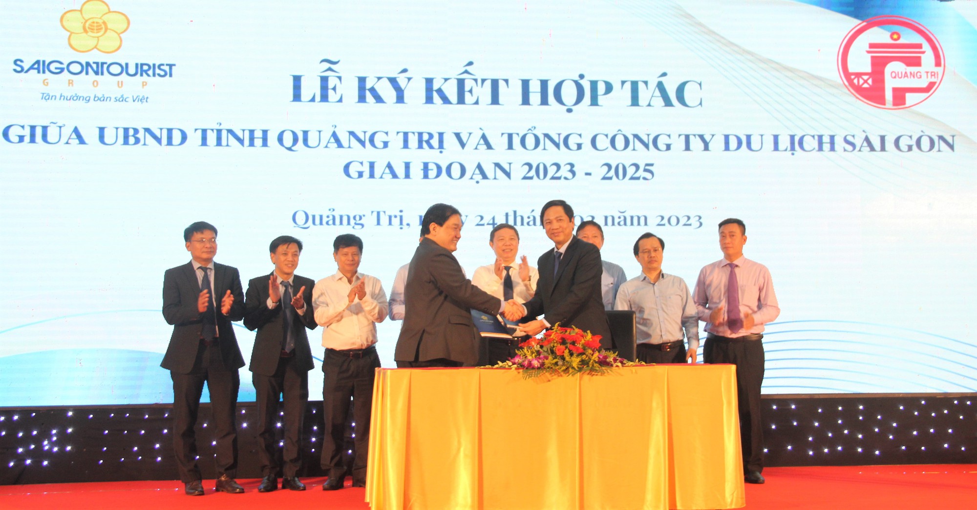 Saigontourist Group k&yacute; kết hợp t&aacute;c ph&aacute;t triển du lịch với tỉnh Quảng Trị - Ảnh 1.