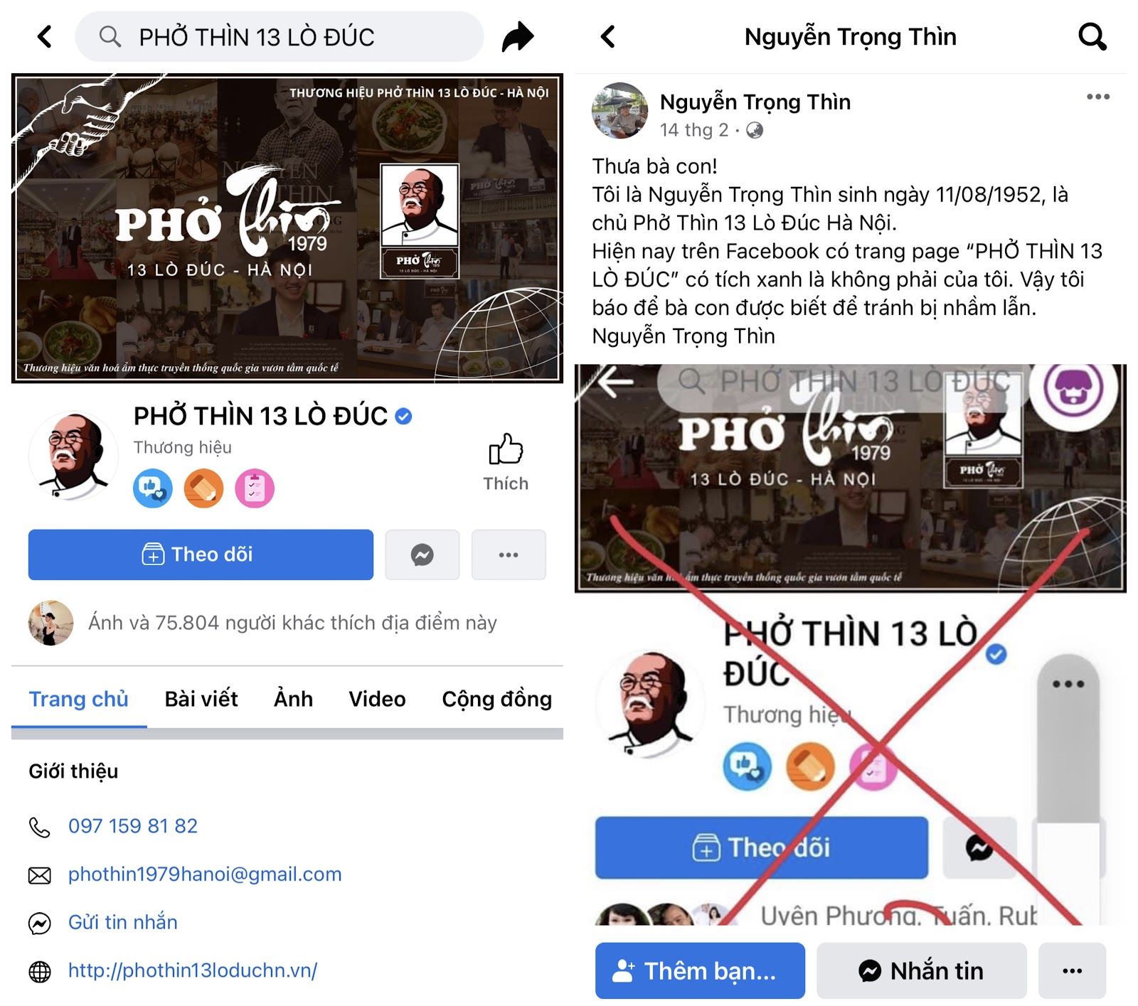 Cha đẻ Phở Th&igrave;n 13 L&ograve; Đ&uacute;c tuy&ecirc;n bố uỷ quyền luật sư khởi kiện - Ảnh 2.