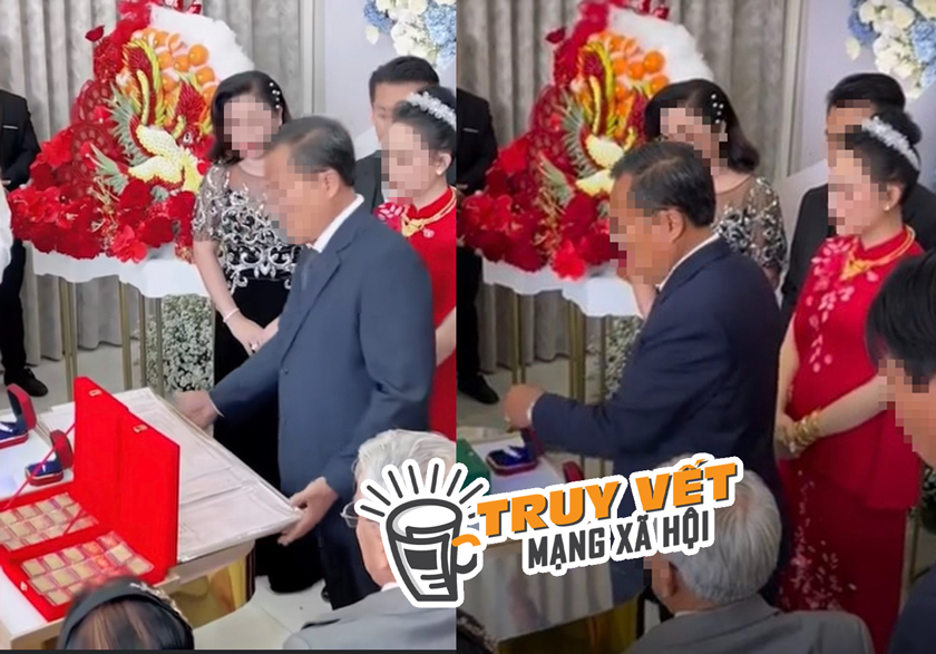 Dân mạng "phát sốt" với quà cưới cha tặng con gái trong lễ vu quy