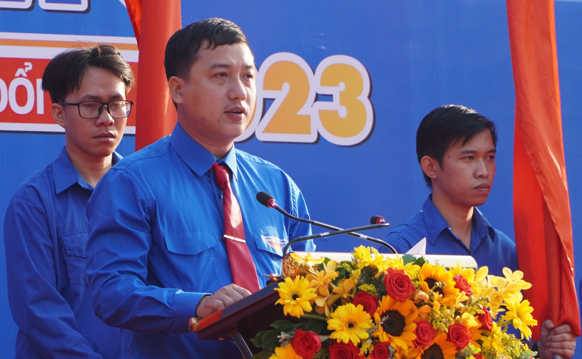 “Đường cờ Tổ quốc” đến với Long An - Ảnh 1.