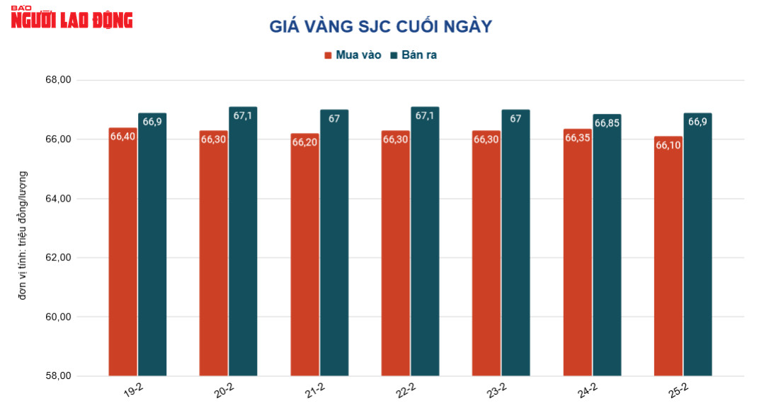 Gi&aacute; v&agrave;ng h&ocirc;m nay 26-2: V&agrave;ng nhẫn giảm sốc c&ugrave;ng v&agrave;ng thế giới - Ảnh 2.