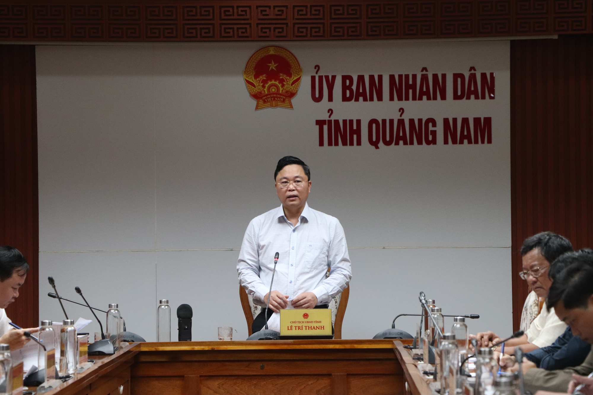 Công an Quảng Nam thu thập tài liệu tại 3 doanh nghiệp khai thác cát - Ảnh 3.