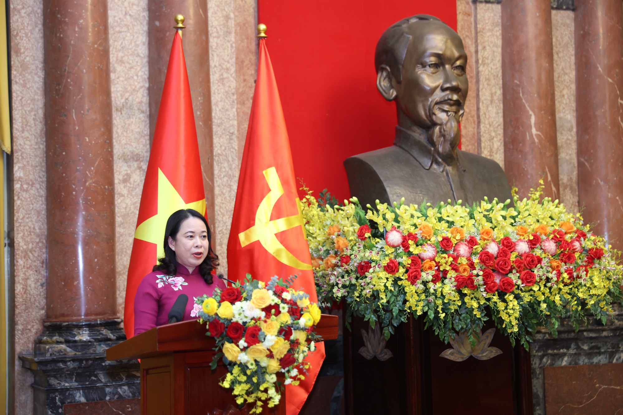 Nguy&ecirc;n Chủ tịch nước Nguyễn Xu&acirc;n Ph&uacute;c b&agrave;n giao c&ocirc;ng t&aacute;c - Ảnh 3.