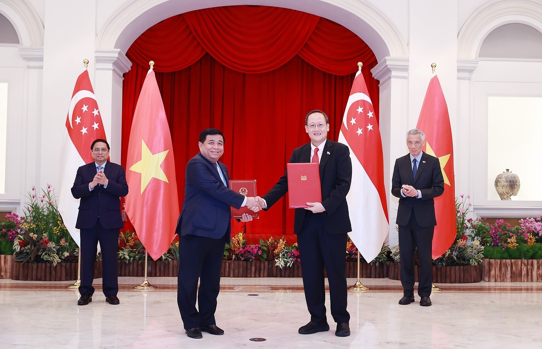 Đối t&aacute;c kinh tế số - kinh tế xanh Việt Nam - Singapore