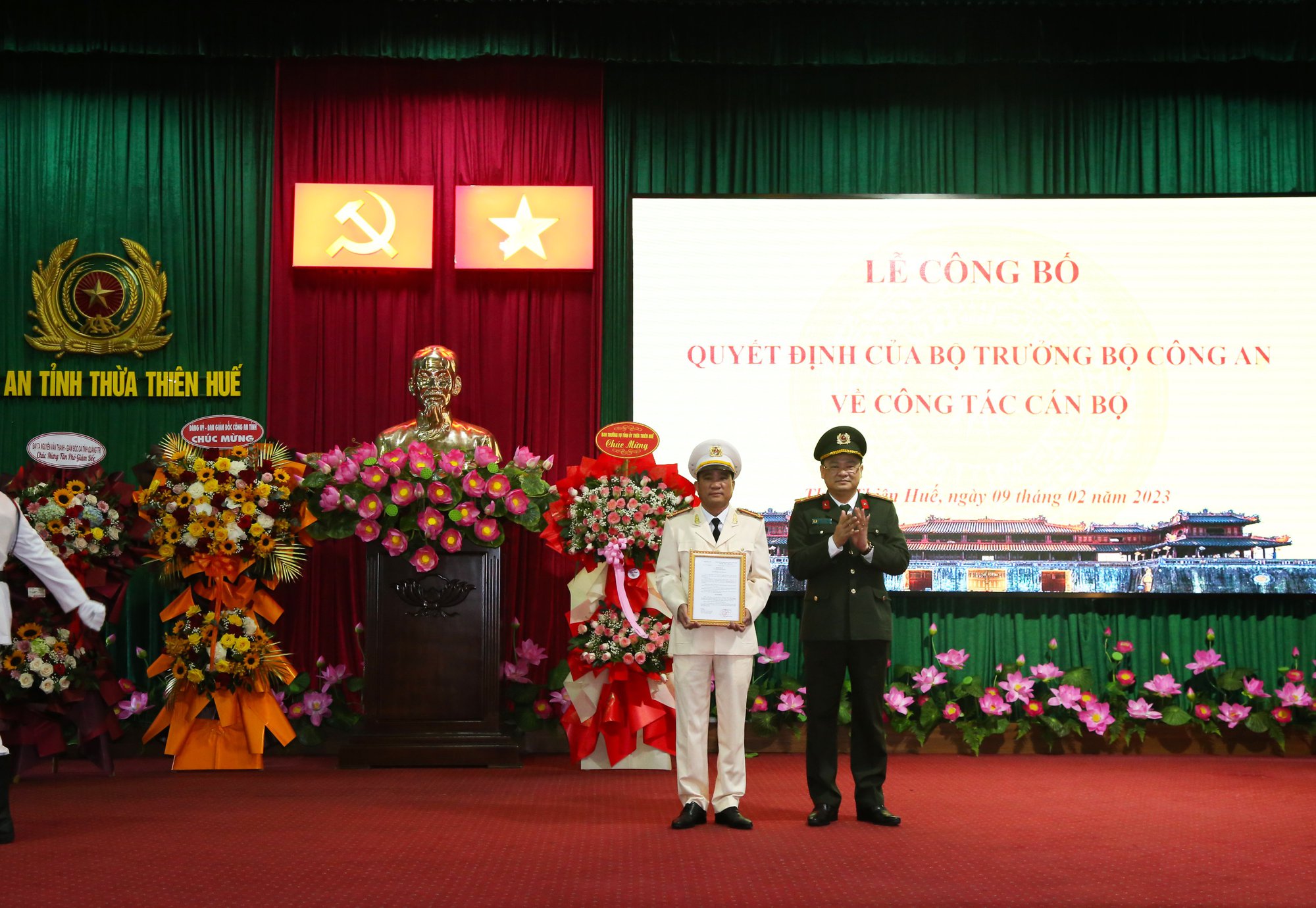 Công an tỉnh Thừa Thiên - Huế có thêm một phó giám đốc
