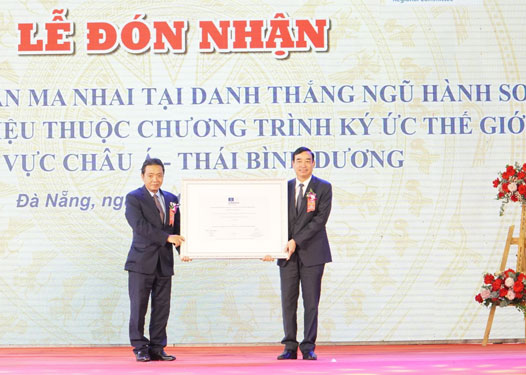 Ma Nhai Ngũ Hành Sơn là di sản tư liệu thế giới