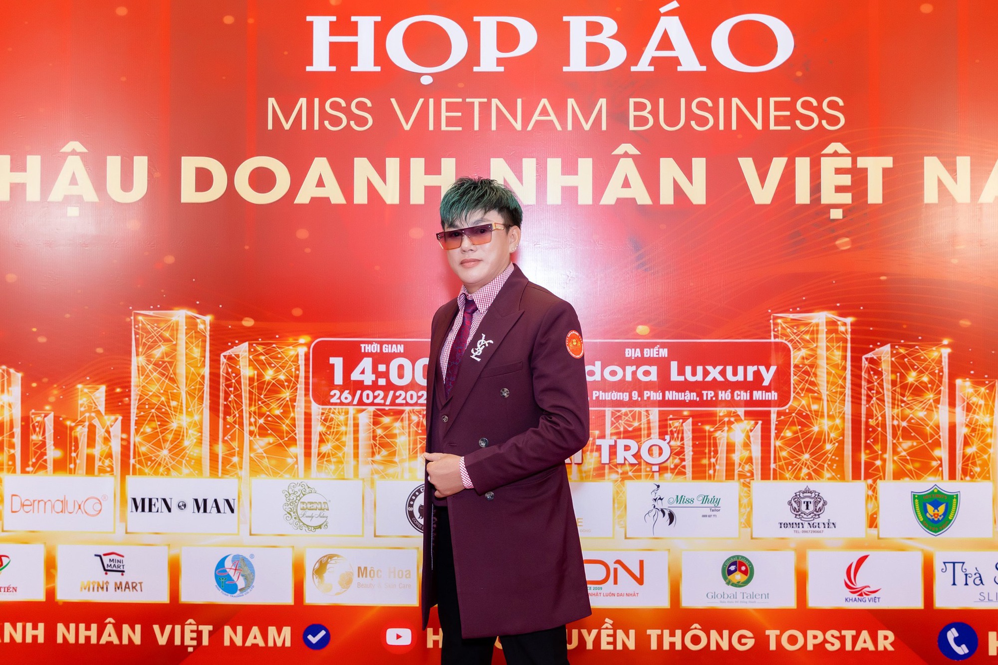 NTK Tommy Nguyễn tài trợ độc quyền trang phục cho Hoa hậu Doanh nhân Thời đại 2023