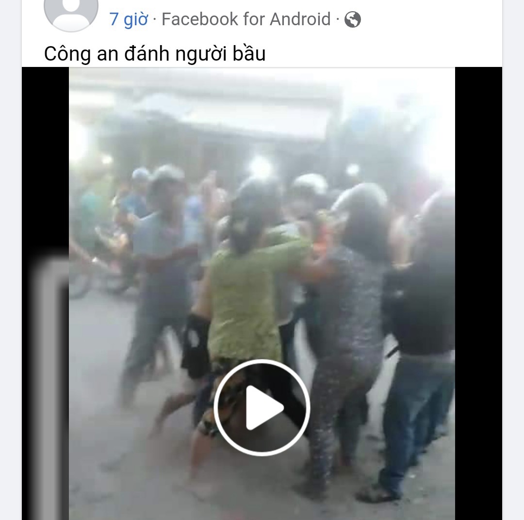 Thực hư clip C&ocirc;ng an đ&aacute;nh người bầu tại B&igrave;nh Dương - Ảnh 1.