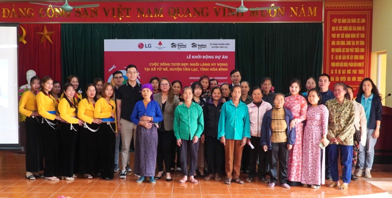 LG cùng Habitat Việt Nam triển khai dự án “Ngôi làng hy vọng” năm 2023
