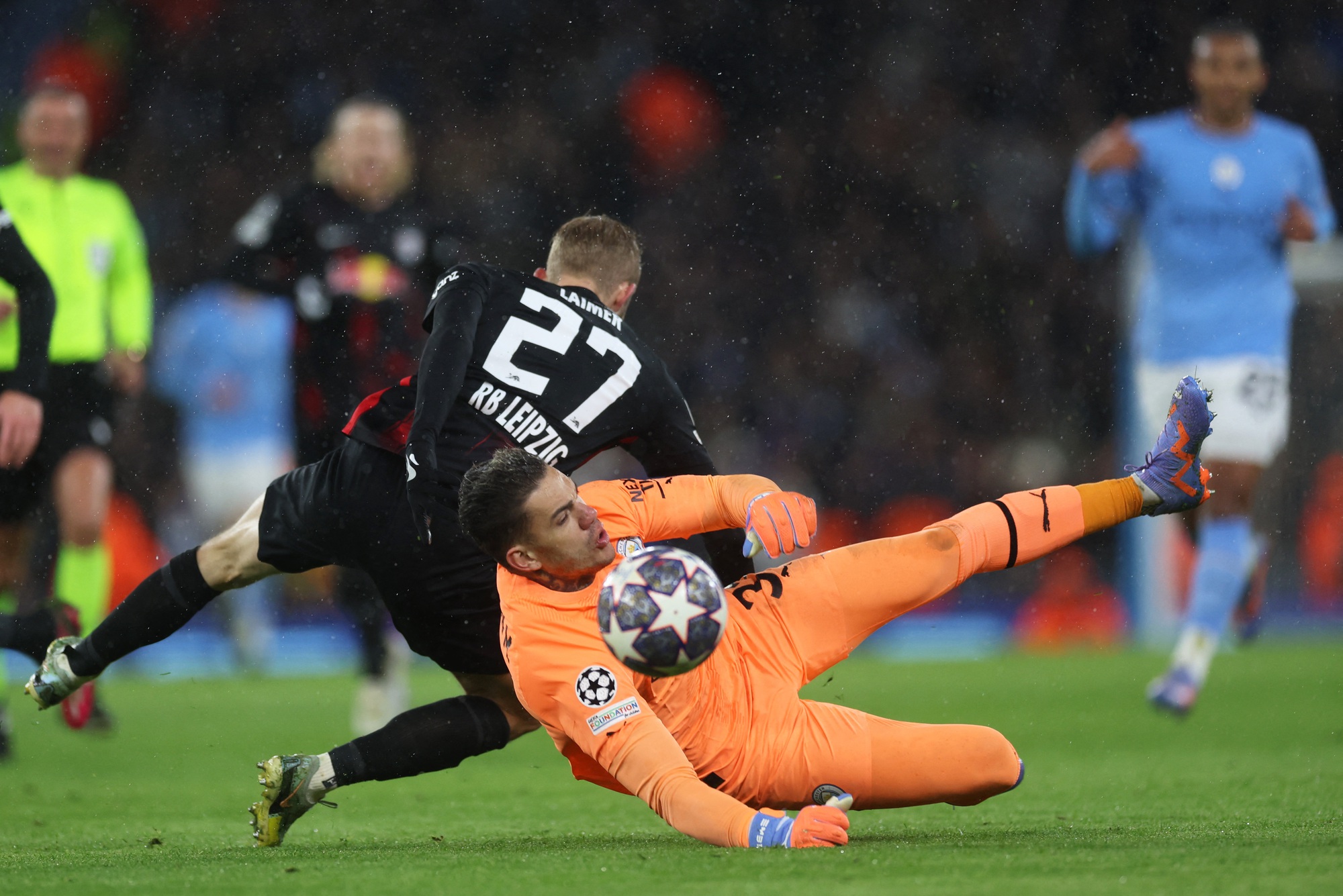 Haaland b&ugrave;ng nổ 5 b&agrave;n, Man City thắng hủy diệt RB Leipzig 7-0 - Ảnh 4.