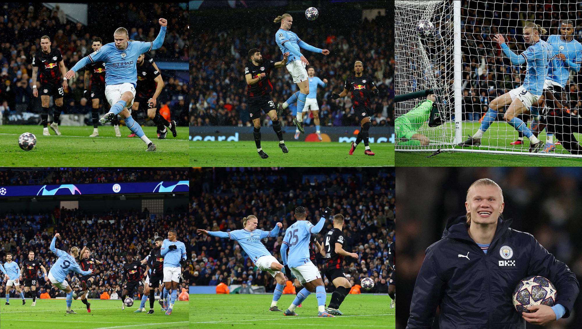 Erling Haaland vượt mặt Mbappe v&agrave; Messi, lập kỳ t&iacute;ch Champions League - Ảnh 5.