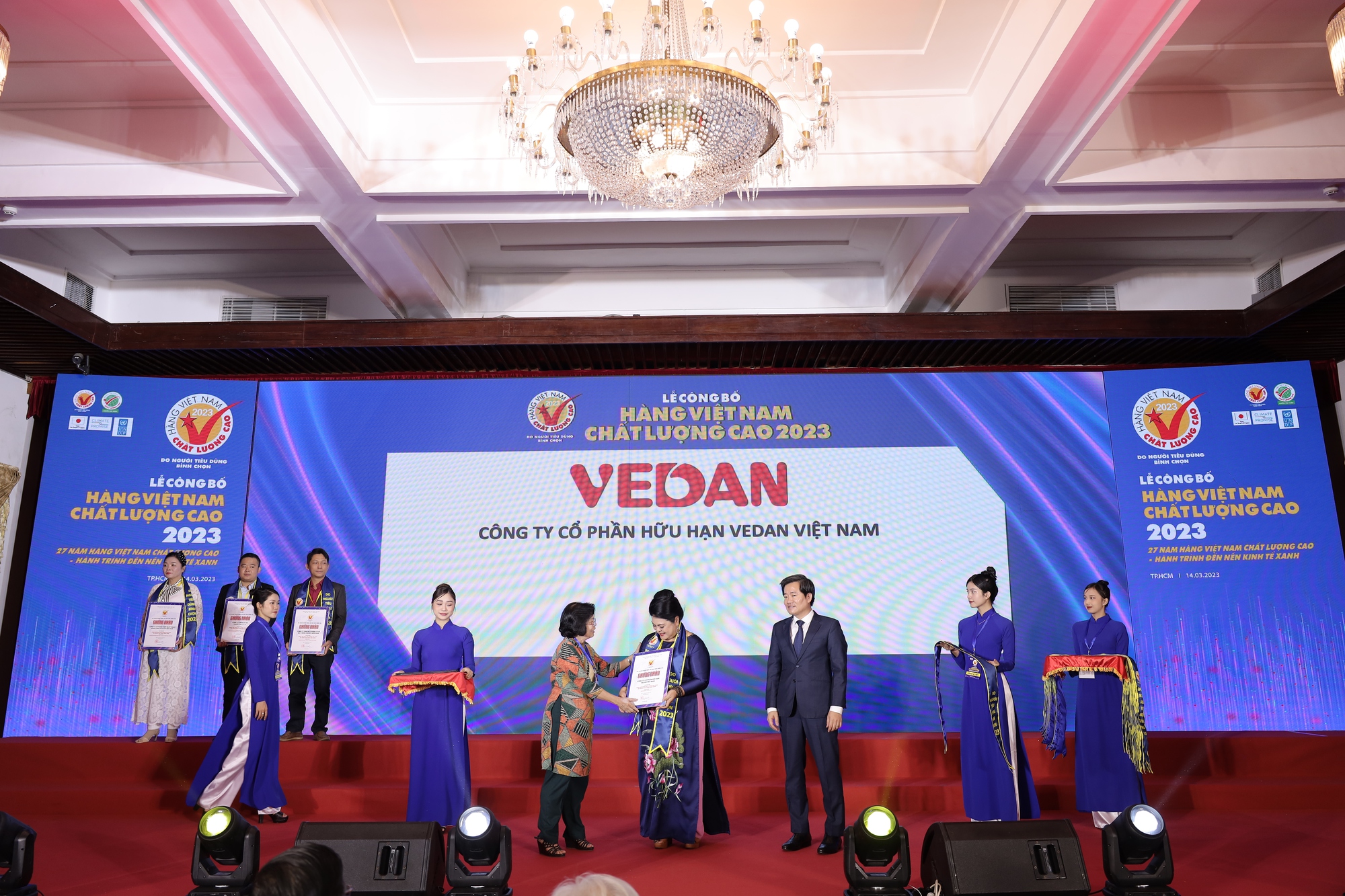 Vedan Việt Nam tiếp tục giữ vững danh hiệu "Hàng Việt Nam chất lượng cao" năm 2023