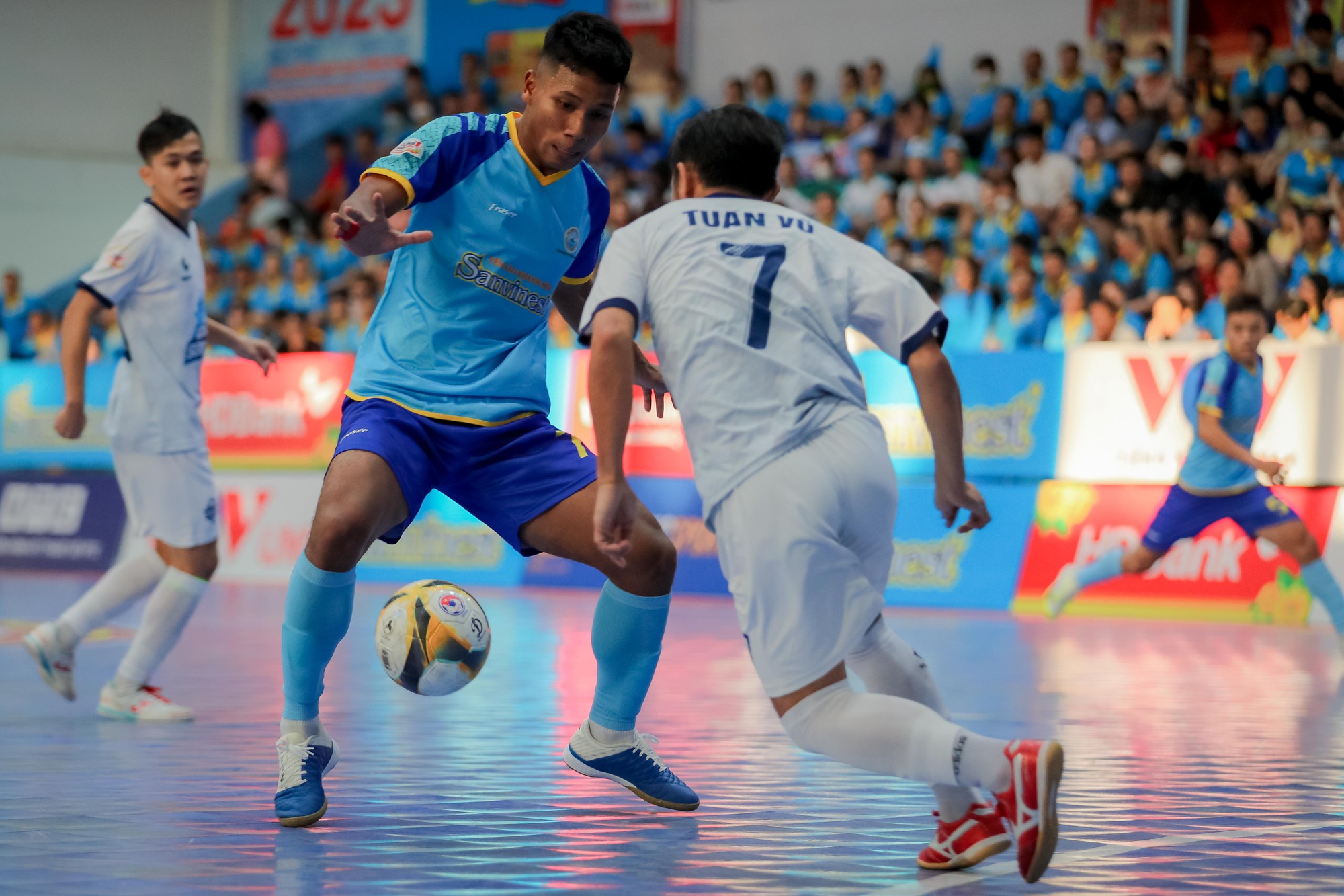 Giải futsal HDBank VĐQG 2023: Derby thủ đô bất phân thắng bại - Ảnh 2.