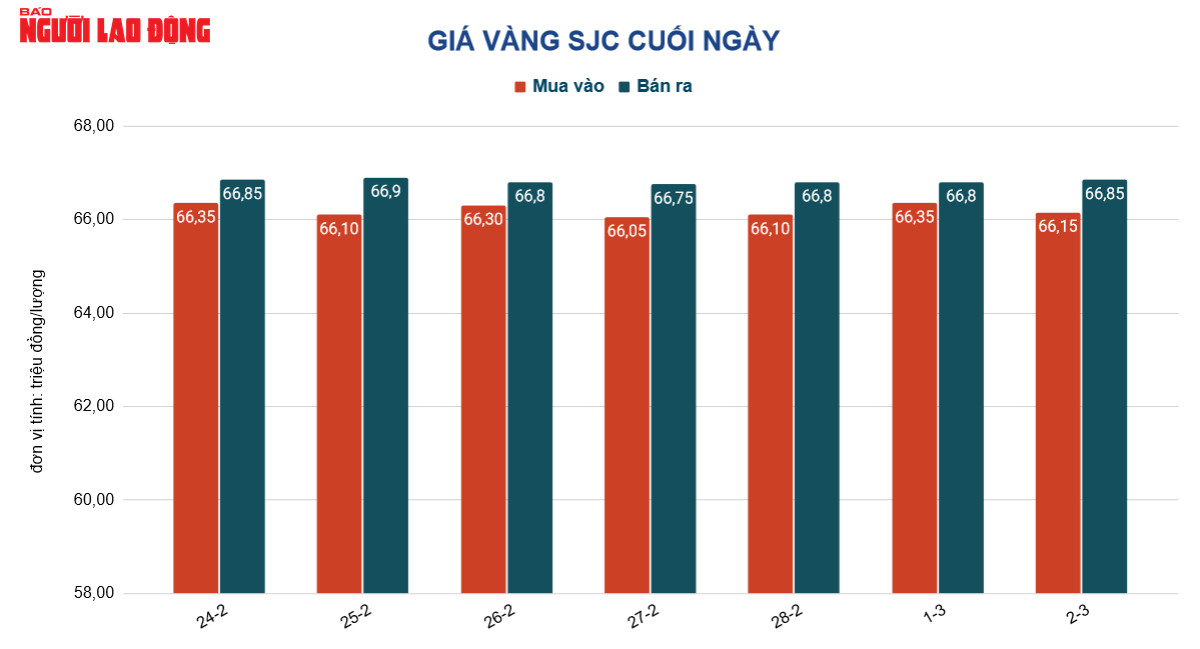 Gi&aacute; v&agrave;ng h&ocirc;m nay 3-3: Nhiều quốc gia tăng sức mua, v&agrave;ng vẫn giảm gi&aacute; - Ảnh 2.
