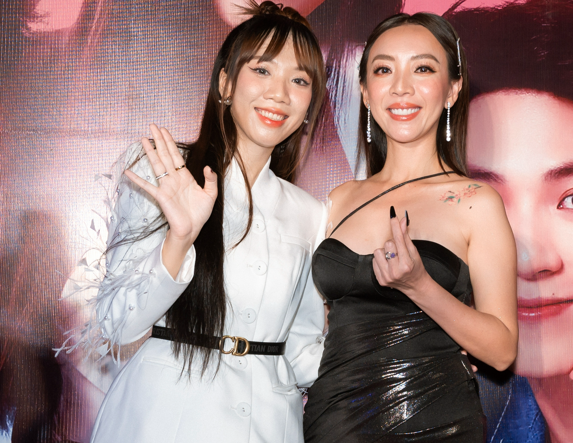Thu Trang rạng rỡ chúc mừng Midu, Lê Dương Bảo Lâm