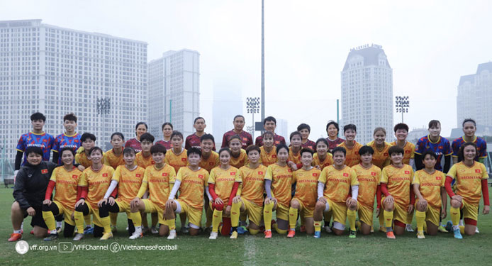 Tuyển nữ Việt Nam tích cực chuẩn bị cho World Cup
