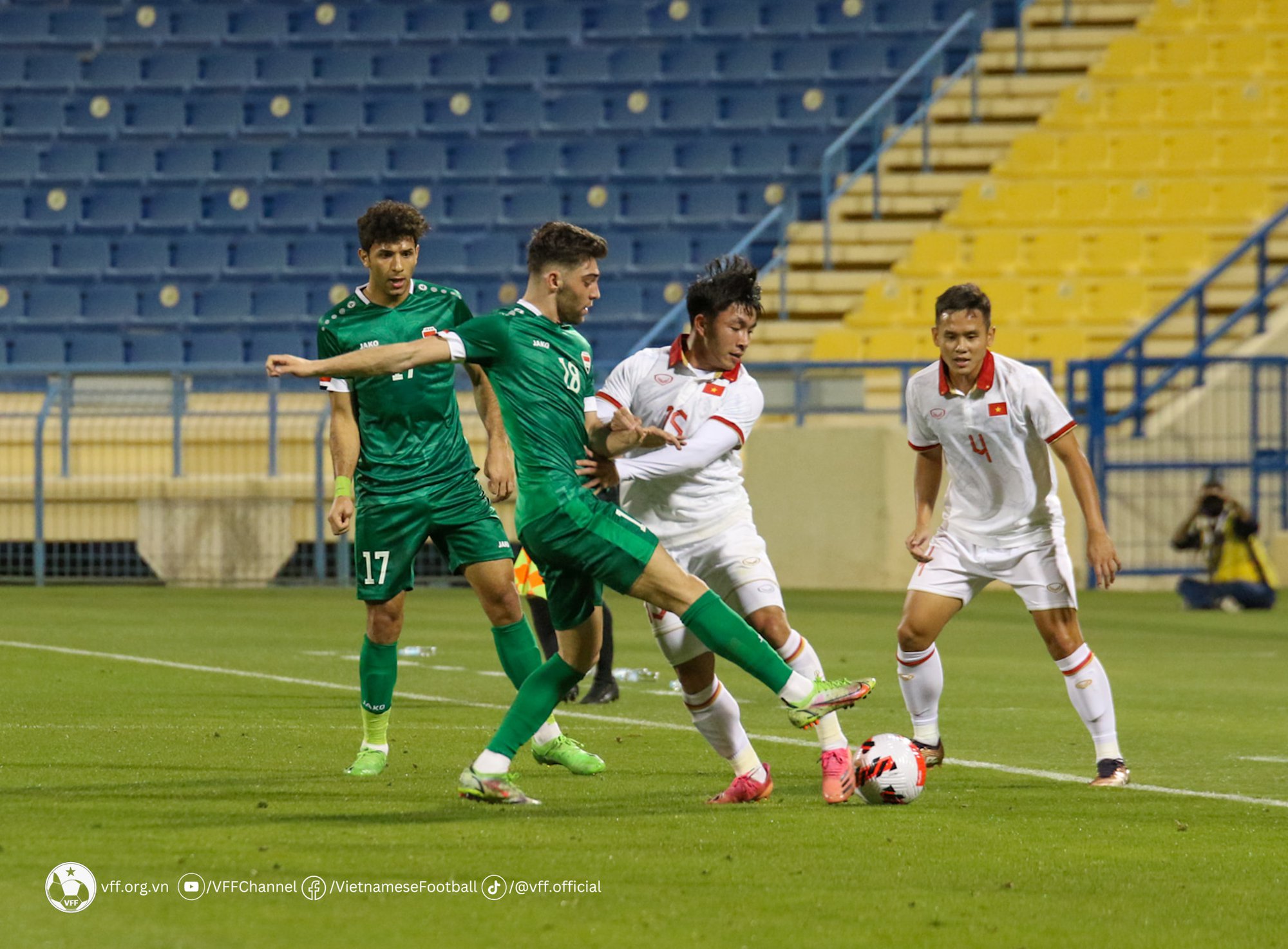 U23 Việt Nam thua đậm trận ra quân Doha Cup 2023 - Ảnh 5.