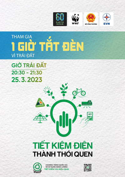 EVNHCMC tích cực hưởng ứng chiến dịch Giờ trái đất