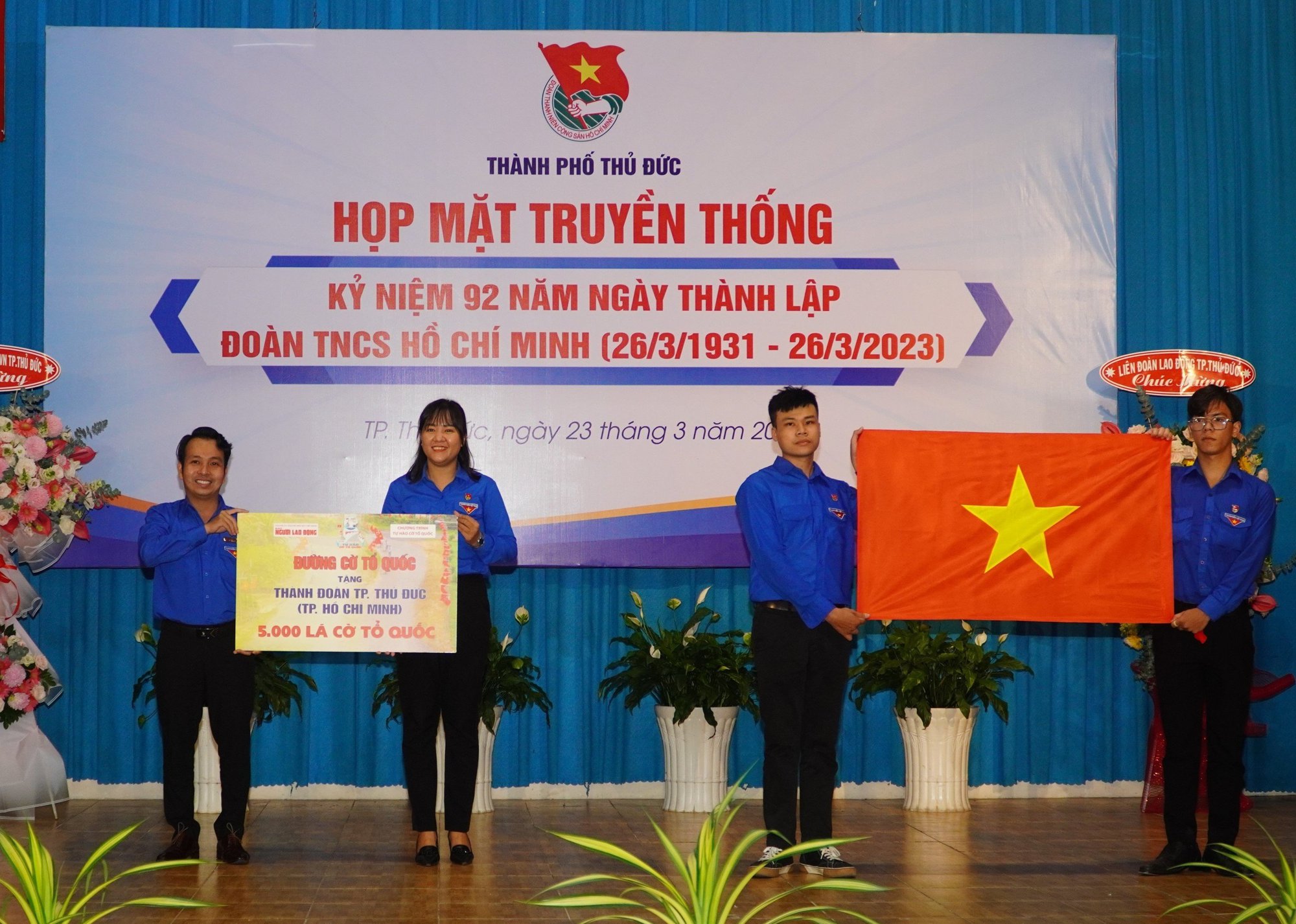 Tuổi trẻ TP Thủ Đức sẽ thực hiện 50 công trình "Đường cờ Tổ quốc"