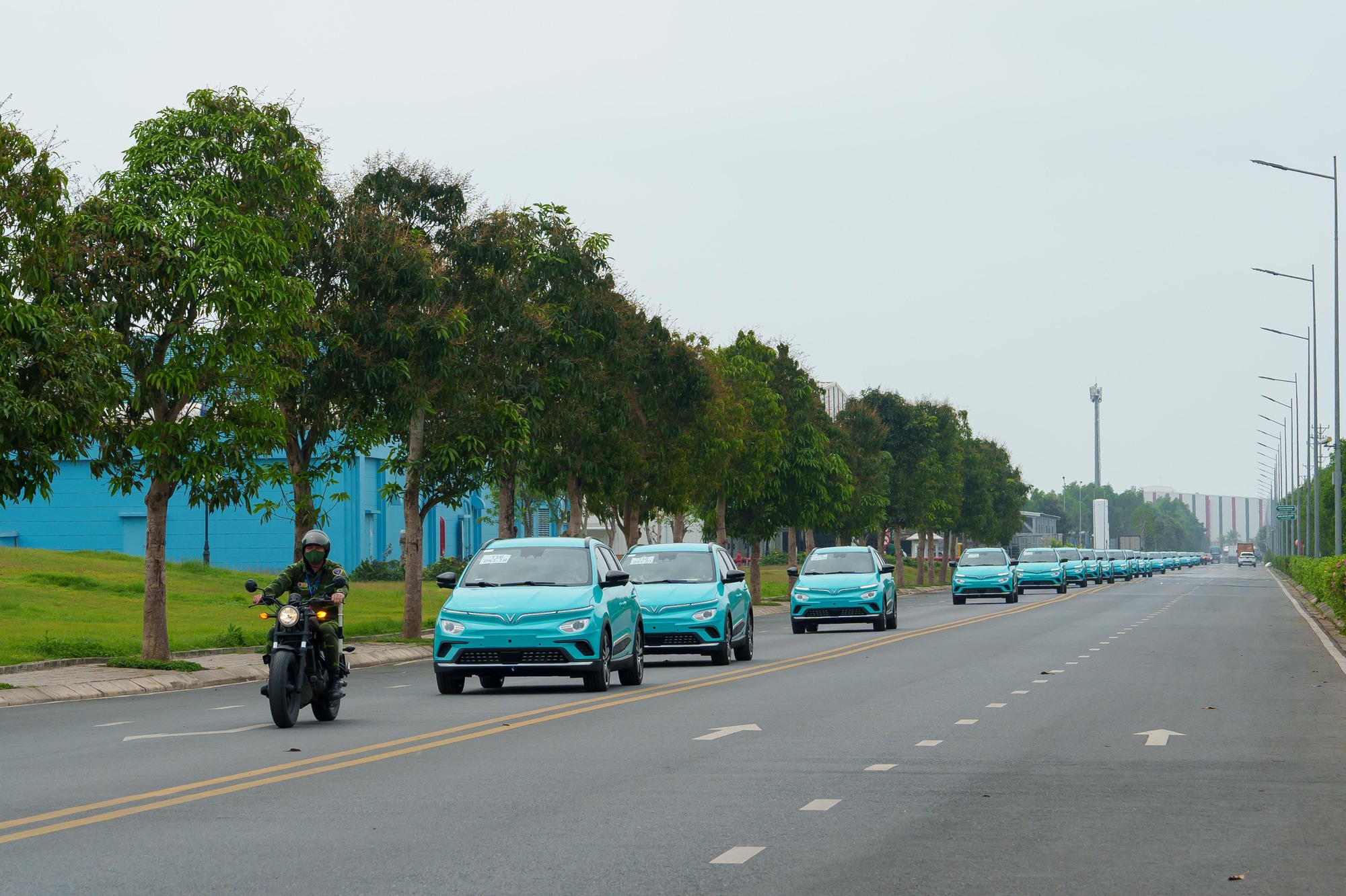 Choáng ngợp với đoàn taxi điện của tỉ phú Phạm Nhật Vượng - Ảnh 6.