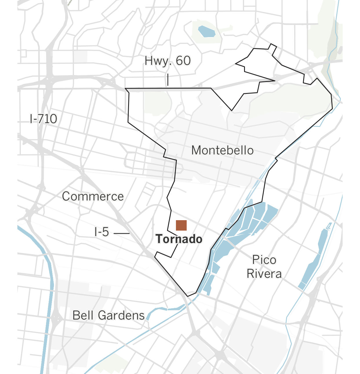 Mỹ: Lốc xo&aacute;y ở California, &ocirc;t&ocirc; bay tứ tung - Ảnh 1.