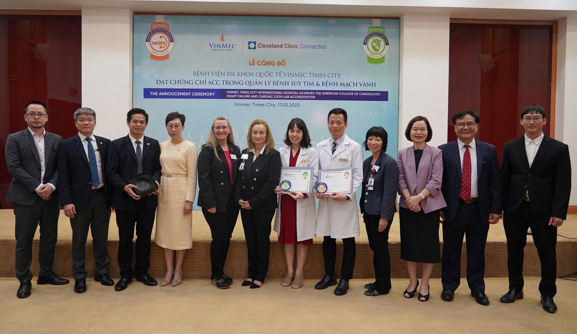 Vinmec được ACC c&ocirc;ng nhận l&agrave; trung t&acirc;m xuất sắc về tim mạch đầu ti&ecirc;n tại ch&acirc;u &Aacute; - Ảnh 1.