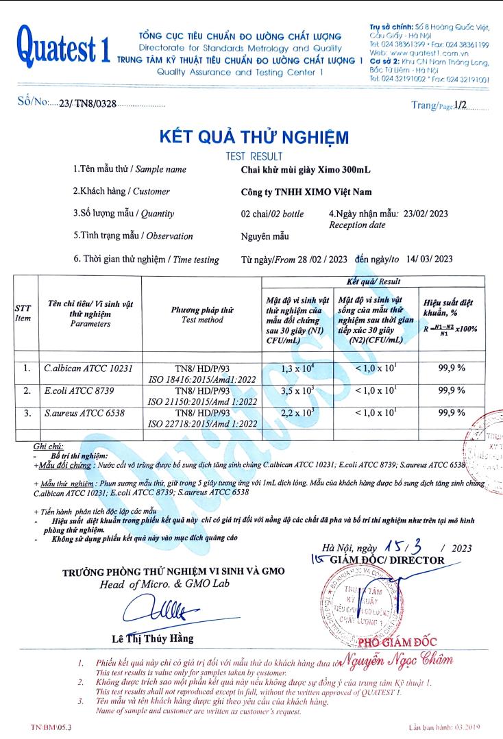 Chai xịt khử m&ugrave;i h&ocirc;i gi&agrave;y của XIMO thuyết phục người ti&ecirc;u d&ugrave;ng - Ảnh 3.