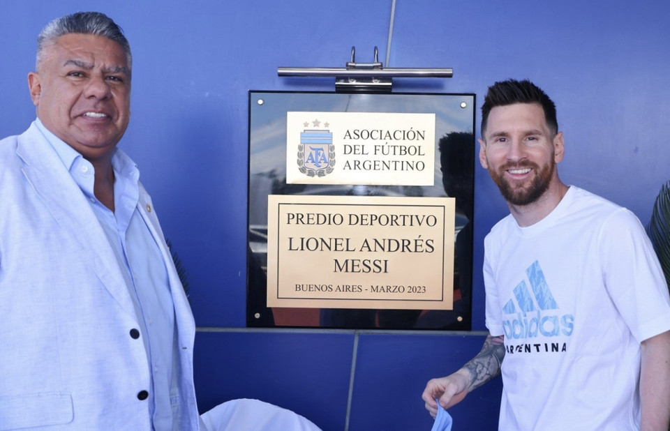 Argentina lấy tên Messi cho trung tâm huấn luyện tuyển quốc gia