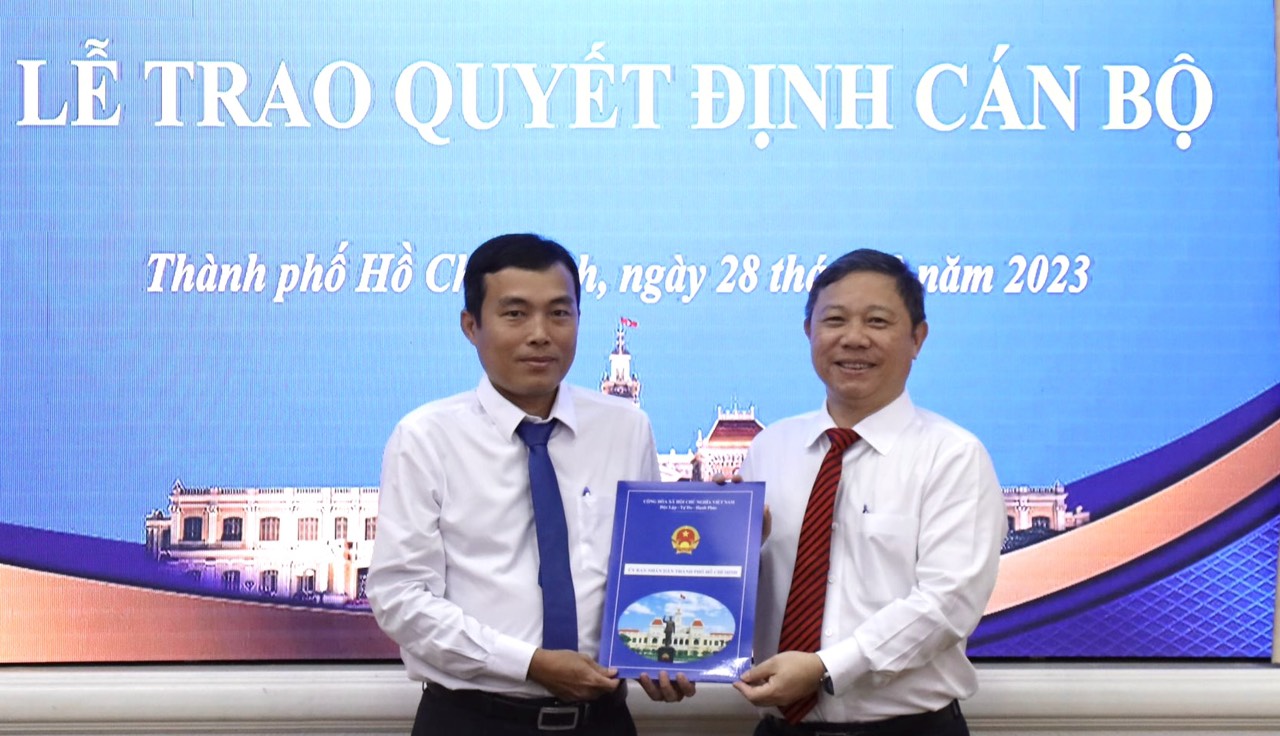 Sở Thông tin và Truyền thông TP HCM có tân Phó Giám đốc