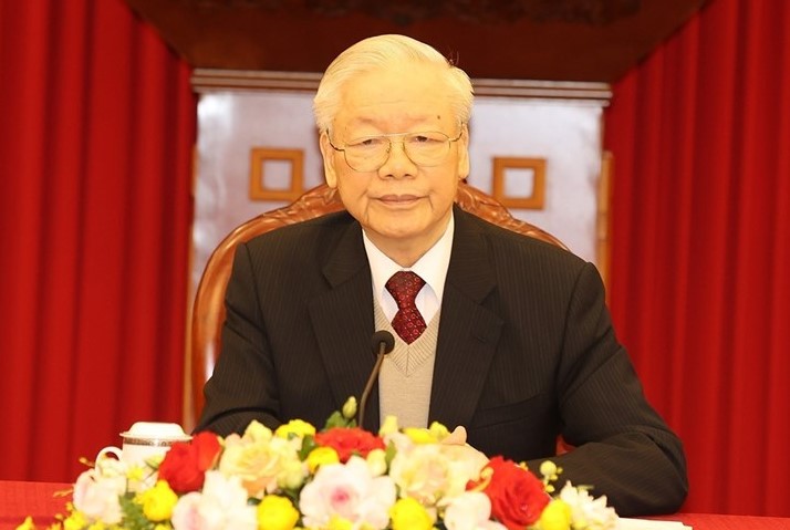 Tổng B&iacute; thư Nguyễn Ph&uacute; Trọng v&agrave; Tổng thống Joe Biden nhận lời thăm cấp cao lẫn nhau