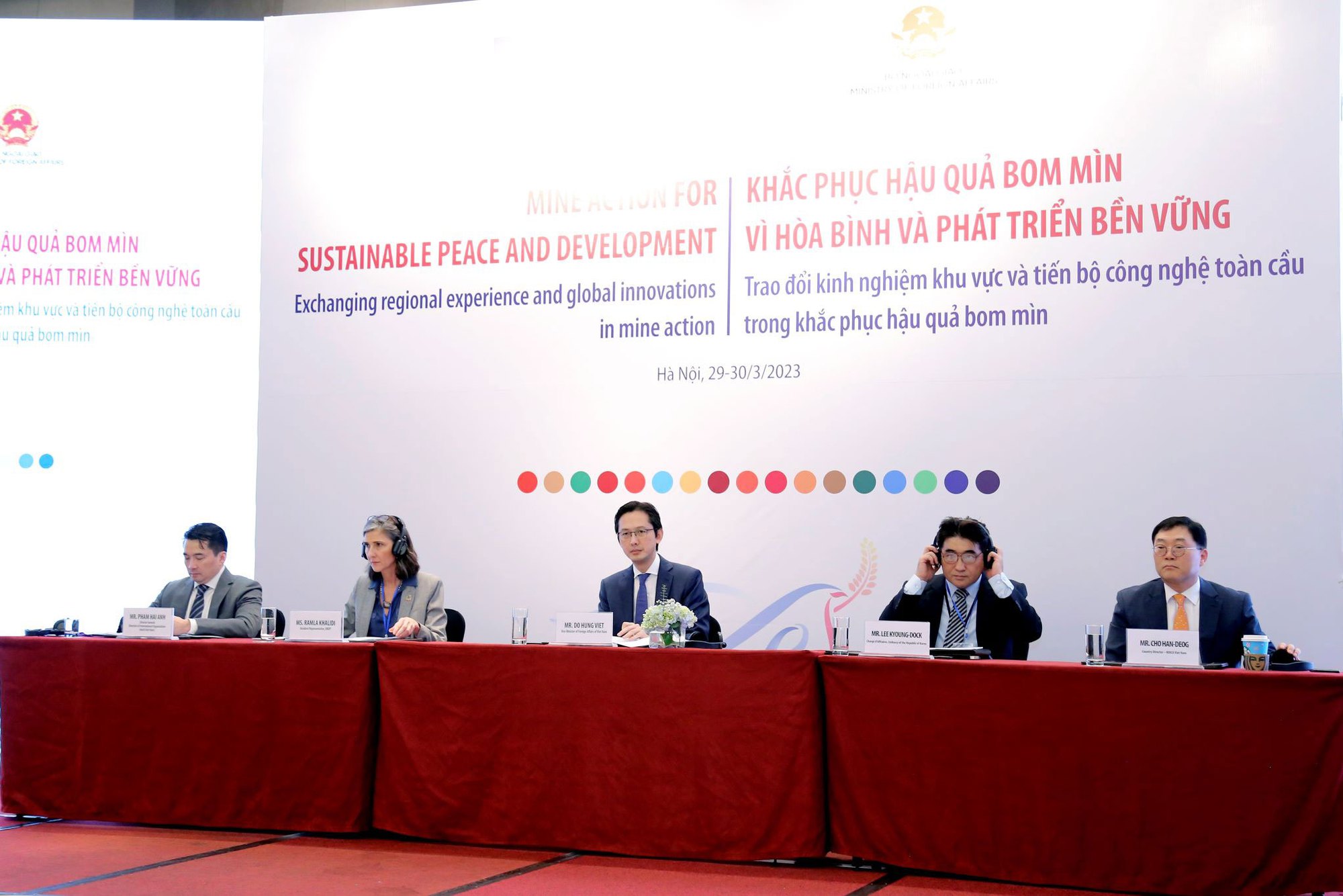 Chia sẻ kinh nghiệm khắc phục hậu quả bom mìn - Ảnh 1.