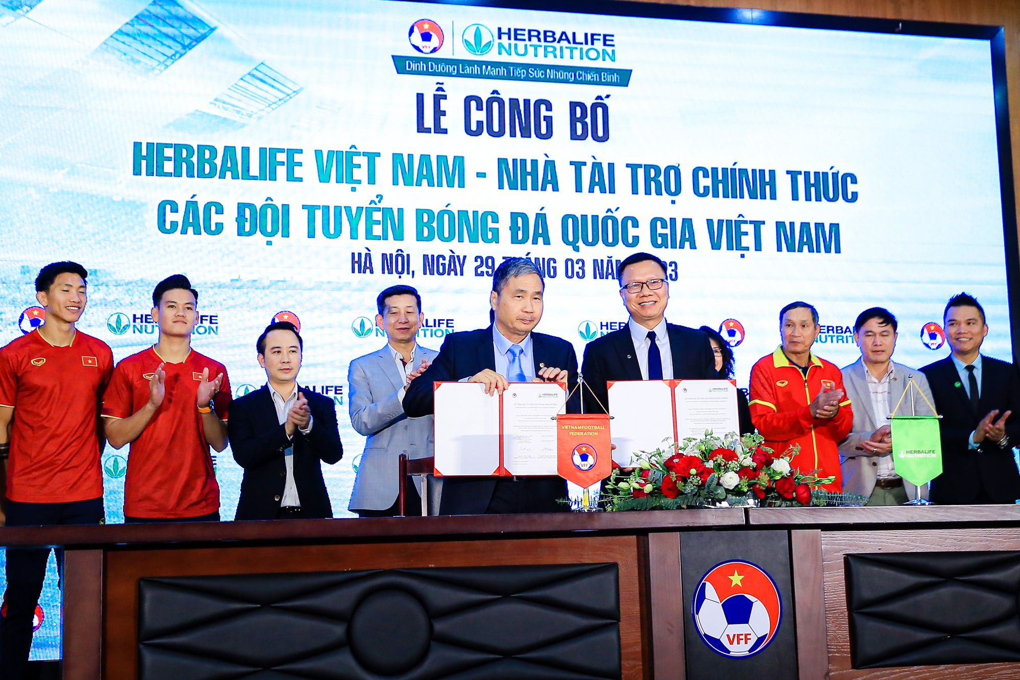 Công bố nhà tài trợ chính thức các đội tuyển bóng đá quốc gia Việt Nam