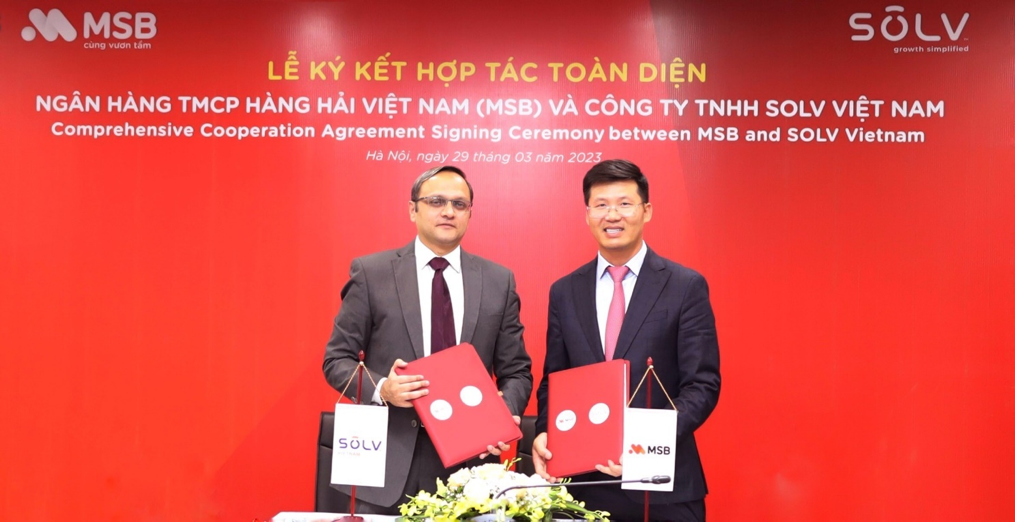 MSB và Solv hợp tác toàn diện giúp doanh nghiệp tiếp cận vốn - Ảnh 1. MSB và Solv hợp tác toàn diện giúp doanh nghiệp tiếp cận vốn - Ảnh 1.