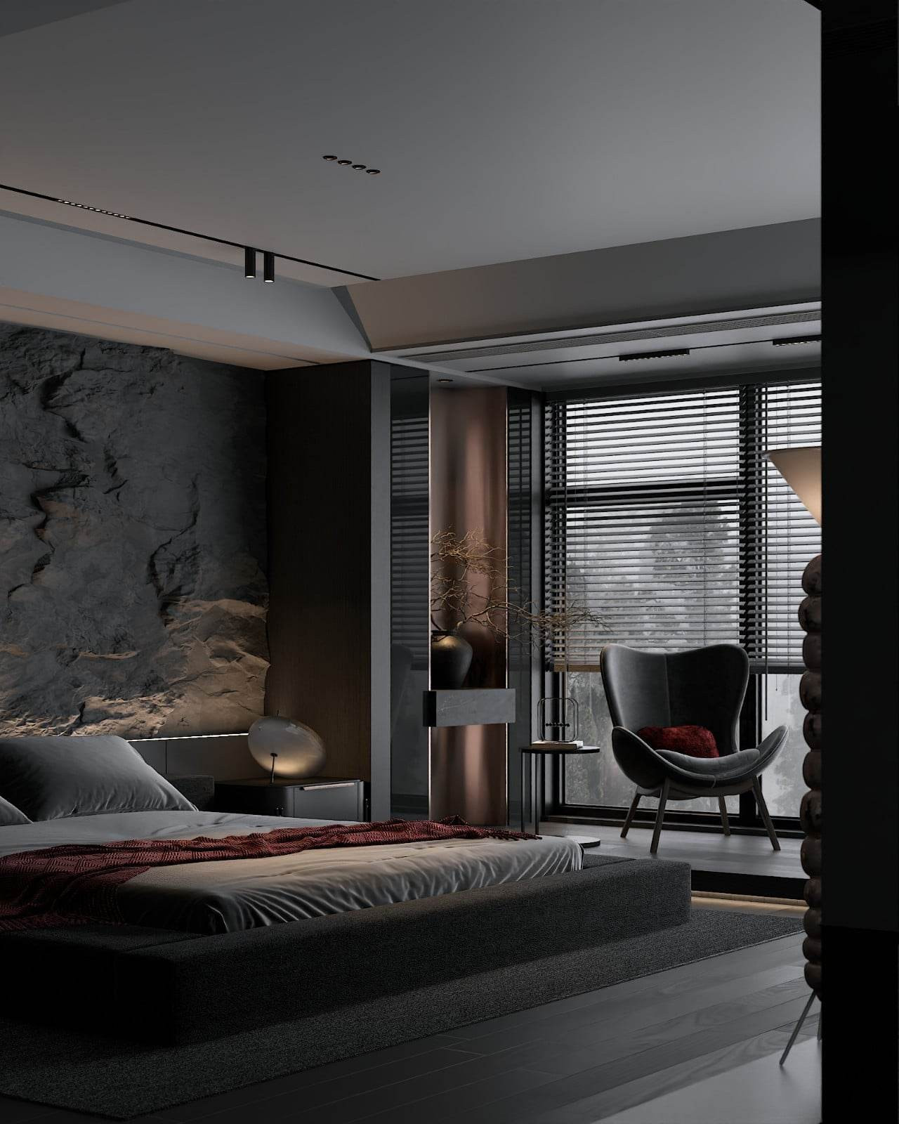 Biệt thự đen huyền bí rộng 650m2 ở Sài Gòn, mang đậm tính nghệ thuật - Ảnh 12.