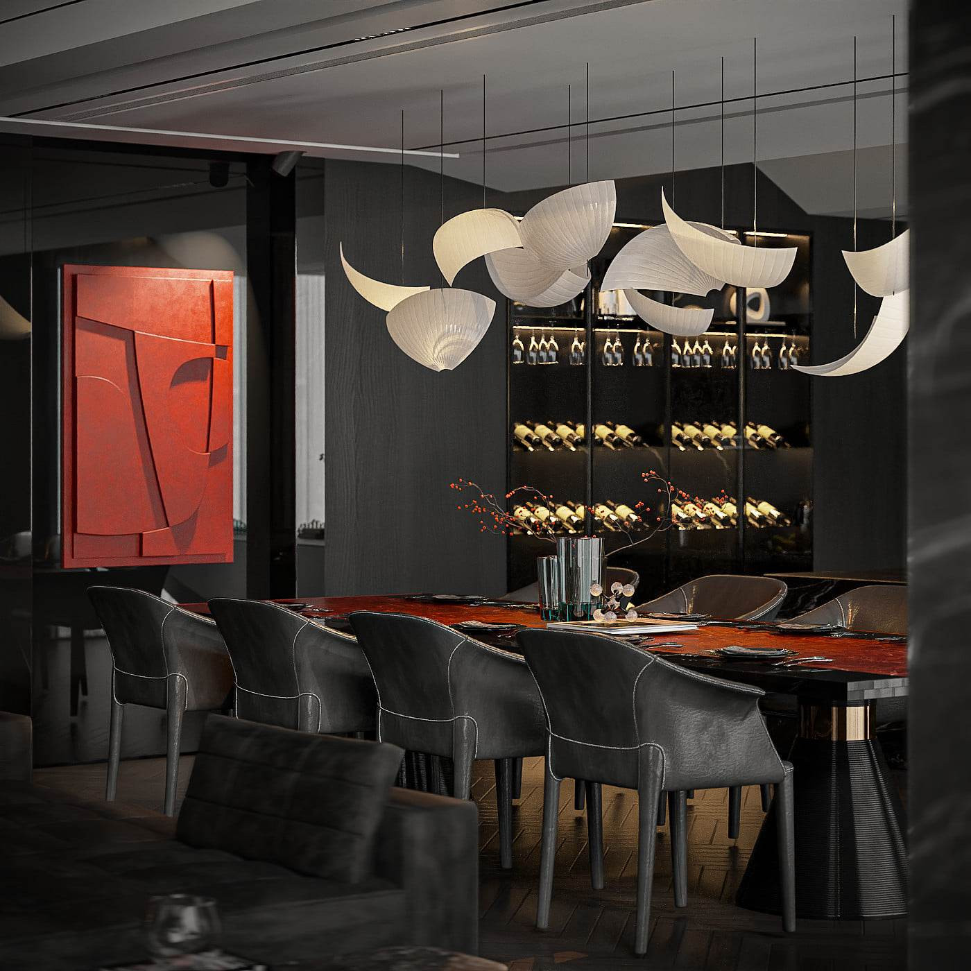 Biệt thự đen huyền bí rộng 650m2 ở Sài Gòn, mang đậm tính nghệ thuật - Ảnh 19.