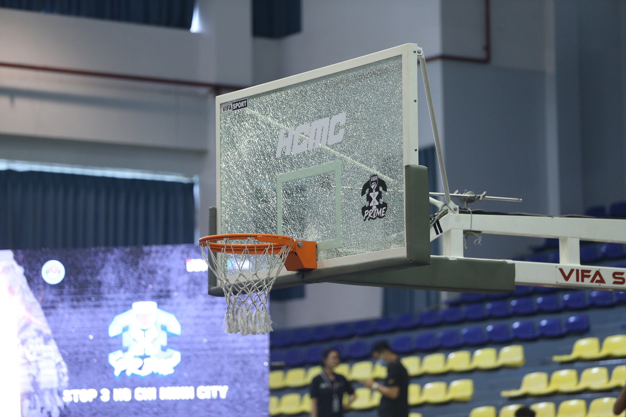 Sự cố hi hữu ở chặng cuối Giải bóng rổ VBA 3x3 Prime 2023