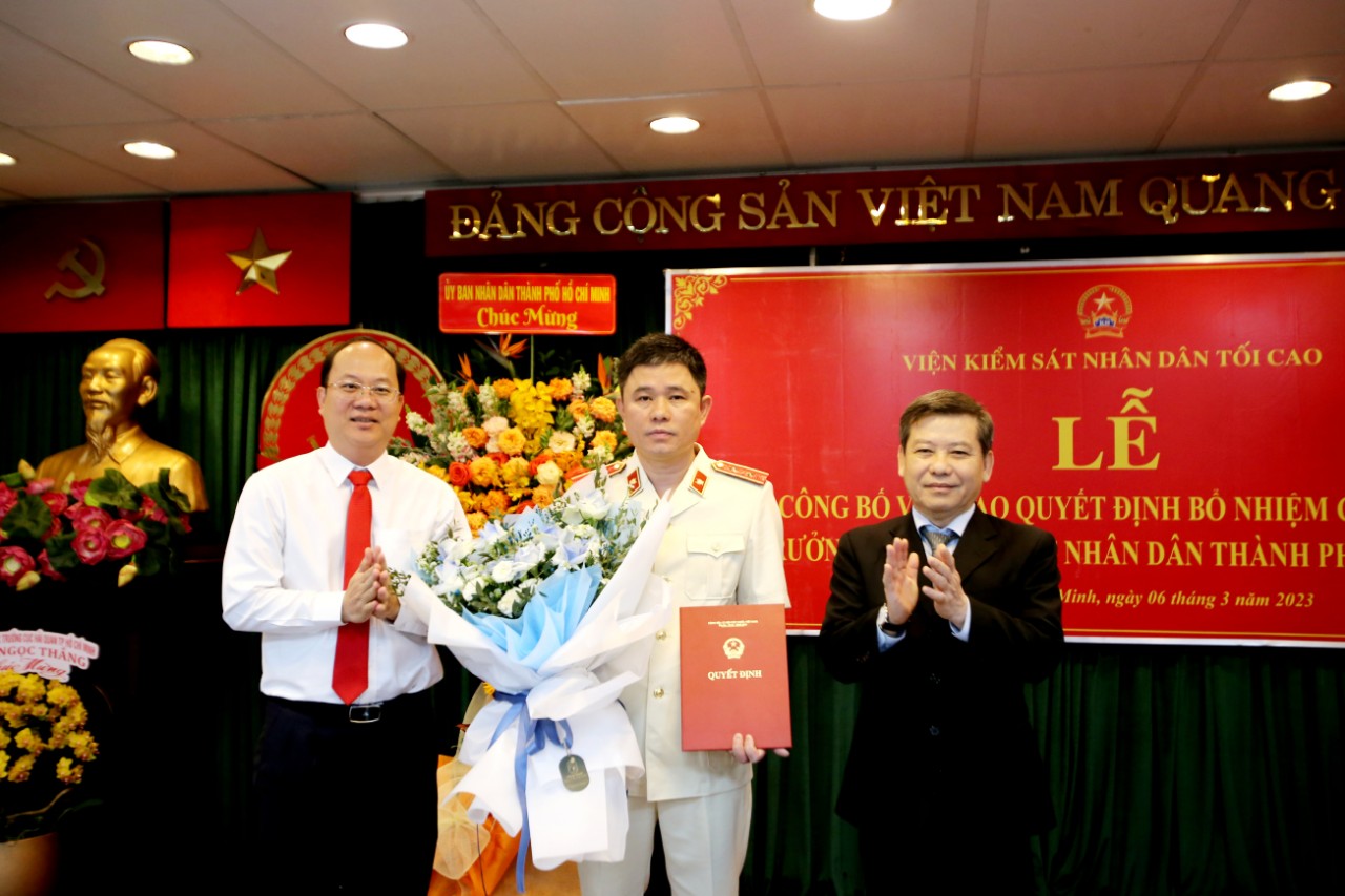 Ông Nguyễn Đức Thái làm Viện trưởng VKSND TP HCM