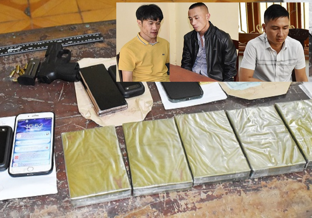 Phá chuyên án ma túy "khủng" thu giữ xế hộp và súng K59 đạn đã lên nòng