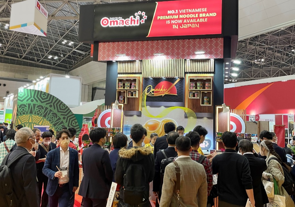 Chiếm trọn “spotlight” tại Foodex Nhật Bản, Omachi khẳng định vị thế mì hàng đầu Việt Nam