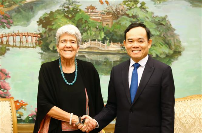Phó Thủ tướng Trần Lưu Quang tiếp Thứ trưởng Bộ Thương mại Mỹ