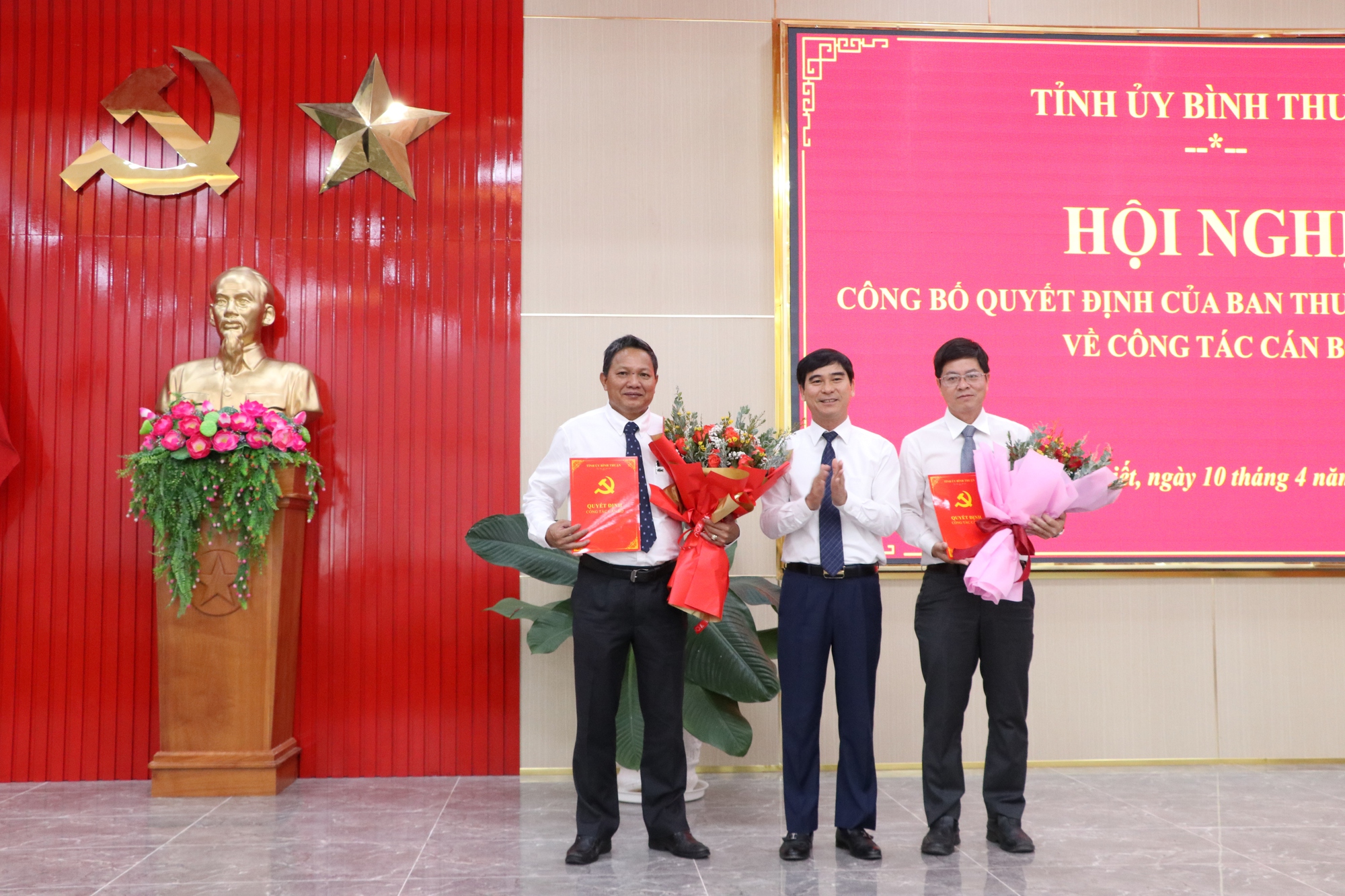 Ông Phạm Văn Nam được phân công giữ chức Bí thư Thành uỷ Phan Thiết