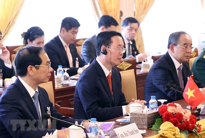 Chủ tịch nước Võ Văn Thưởng công bố món quà trị giá 1 triệu USD tặng Lào