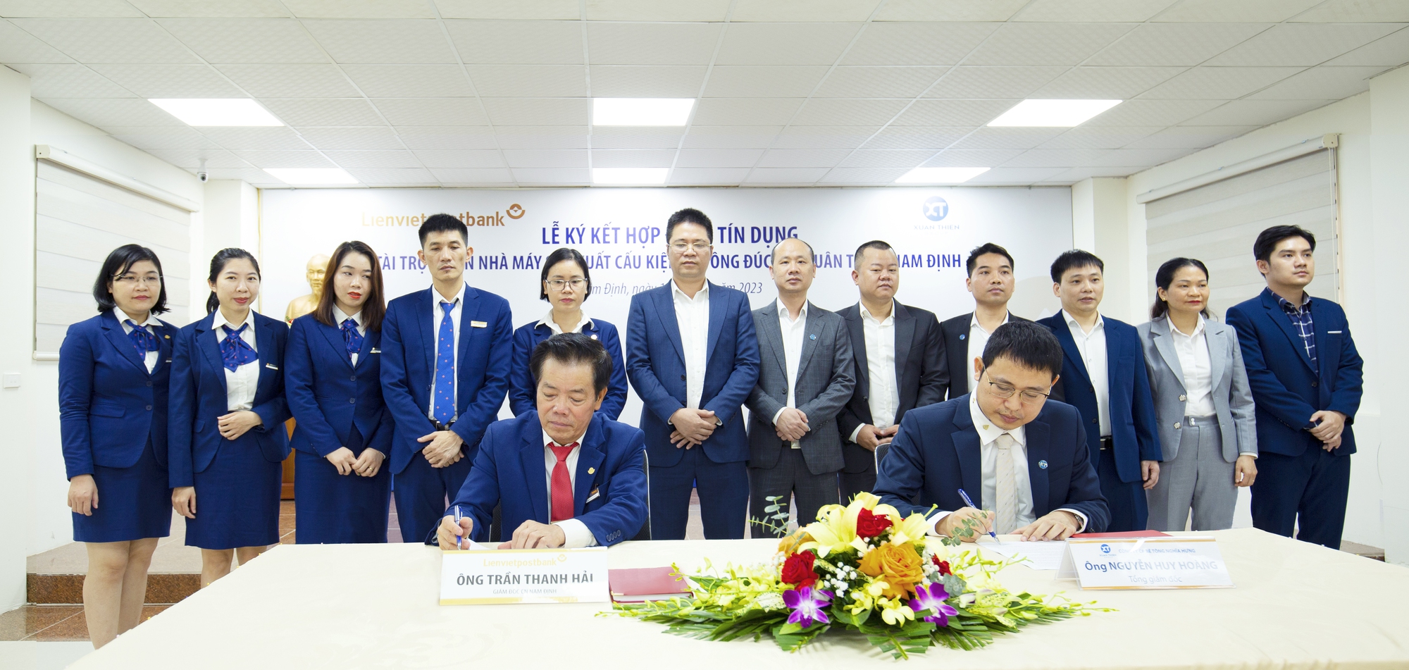 Lienvietpostbank tài trợ hơn 700 tỉ đồng cho Dự án Nhà máy sản xuất cấu kiện bê-tông công nghệ cao Xuân Thiện Nam Định
