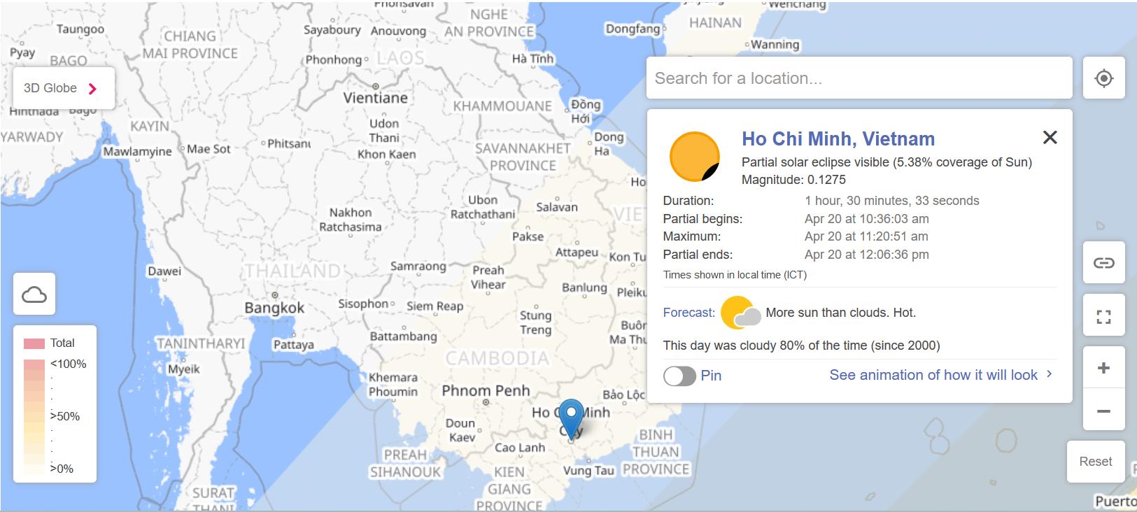 Nhật thực lai ng&agrave;y mai: Một nửa Việt Nam nằm trong v&ugrave;ng quan s&aacute;t - Ảnh 3.
