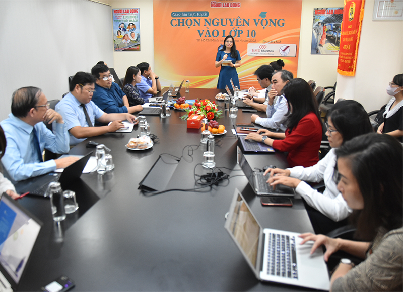 Giao lưu trực tuyến: "Chọn nguyện vọng vào lớp 10 tại TP HCM"